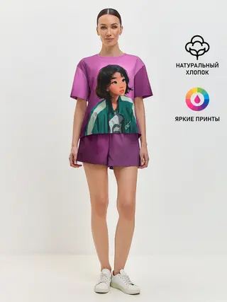 Женская пижама с шортами / 067 игра в кальмара