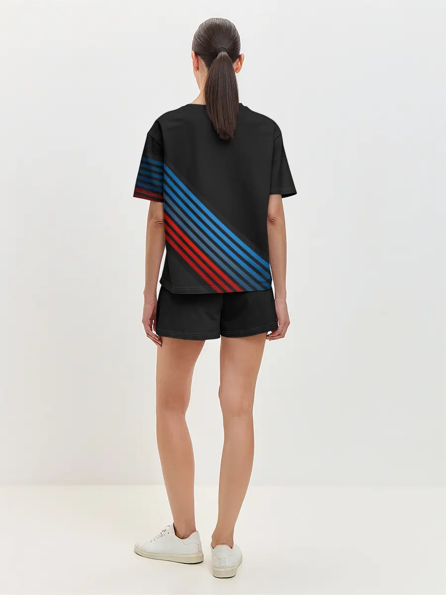 Женская пижама с шортами / BMW STRIPE