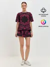 Женская пижама с шортами / красивый орнамент