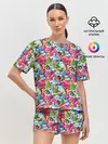 Женская пижама с шортами / С Рождеством и Новым Годом!