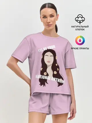 Женская пижама с шортами / National anthem