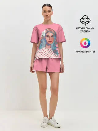 Женская пижама с шортами / Sweet Lana