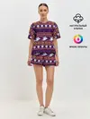 Женская пижама с шортами / Хэллоуинский Свитер