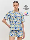 Женская пижама с шортами / Новогодние Украшения