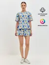 Женская пижама с шортами / Новогодние Украшения