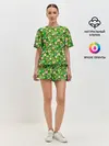 Женская пижама с шортами / Новогодние Игрушки