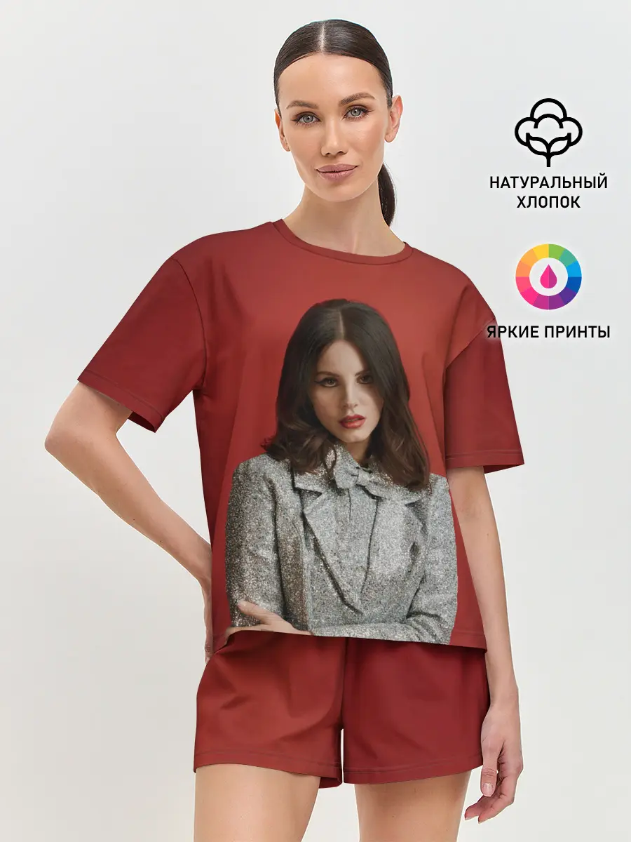 Женская пижама с шортами / Горячая Лана