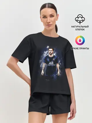 Женская пижама с шортами / Lionel Messi Paris Saint-Germain
