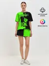 Женская пижама с шортами / Любовь Эндермена и Крипера Майнкрафт