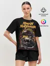 Женская пижама с шортами / Черный ворон на Хэллоуин