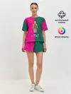 Женская пижама с шортами / Игра в кальмара. Кукла. Противостояние