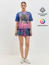 Женская пижама с шортами / Тигр из абстракций