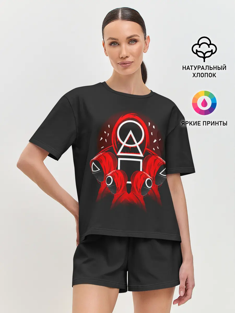 Женская пижама с шортами / Сотрудники Кальмара