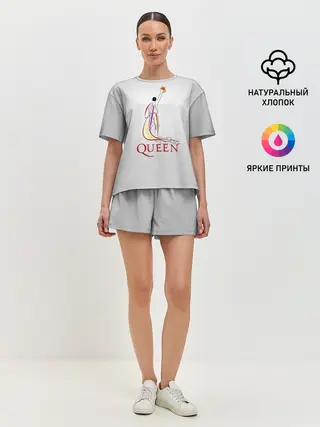 Женская пижама с шортами / Фредди Меркьюри - Queen