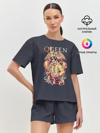 Женская пижама с шортами / Queen - Фредди Меркьюри