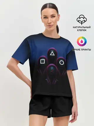 Женская пижама с шортами / GUARDS | SQUID GAME