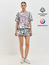 Женская пижама с шортами / ИГРА В КАЛЬМАРА, ЧИСЛА ИГРОКОВ