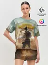 Женская пижама с шортами / PUBG СОЛДАТ В ШЛЕМЕ | ПАБГ