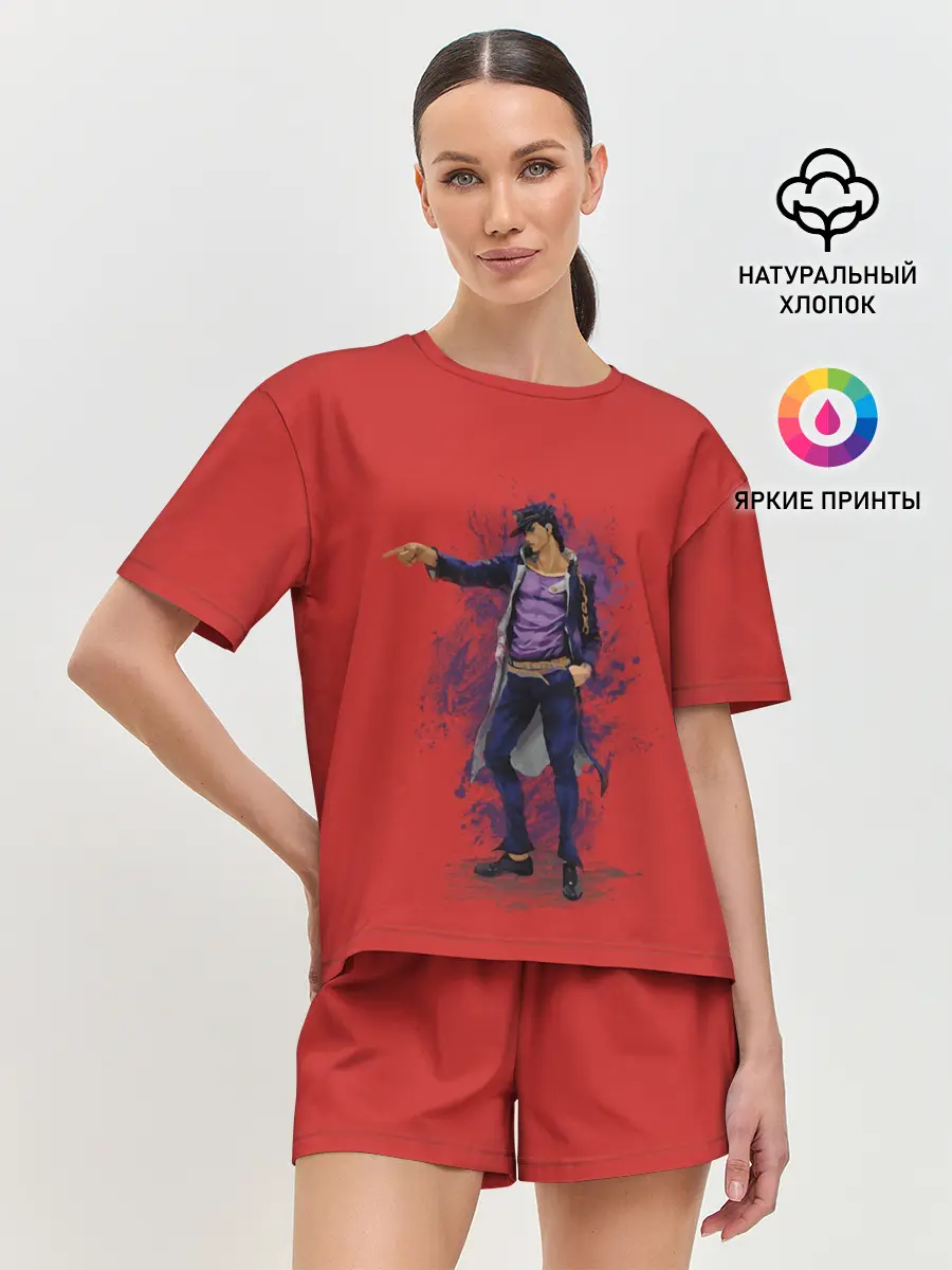 Женская пижама с шортами / Jotaro. Jo Jo