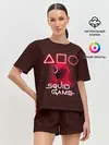 Женская пижама с шортами / SQUID GAME | ИГРА В КАЛЬМАРА СОТРУДНИК