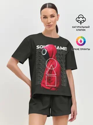 Женская пижама с шортами / Сыграй в Кальмара