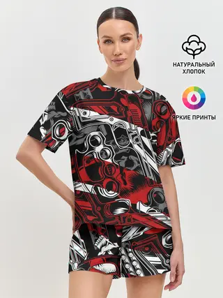 Женская пижама с шортами / Оружейный барон