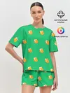 Женская пижама с шортами / Лишняя кружечка