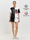 Женская пижама с шортами / ЛОГОТИП И ОХРАНА | ИГРА В КАЛЬМАРА