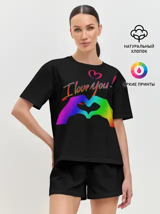 Женская пижама с шортами / Праздники