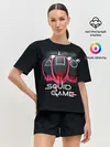 Женская пижама с шортами / ИГРА В КАЛЬМАРА | МАСКИ В КРОВИ