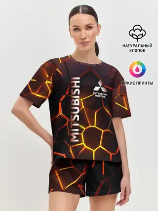 Женская пижама с шортами / Митсубиси подсветка 3D плит