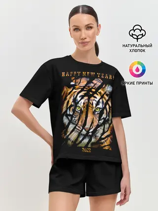 Женская пижама с шортами / Happy New Year 2022