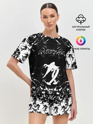 Женская пижама с шортами / GHOSTEMANE BLACK FOREST.