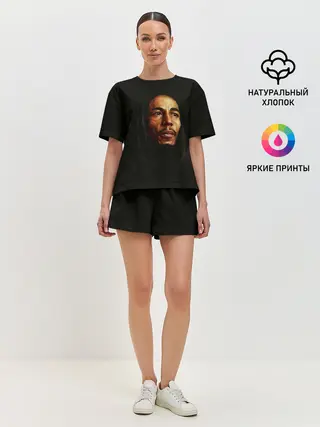 Женская пижама с шортами / Bob Marley Art