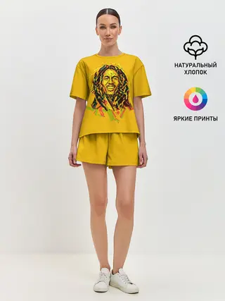 Женская пижама с шортами / Радостный Боб