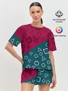 Женская пижама с шортами / Игра в кальмара