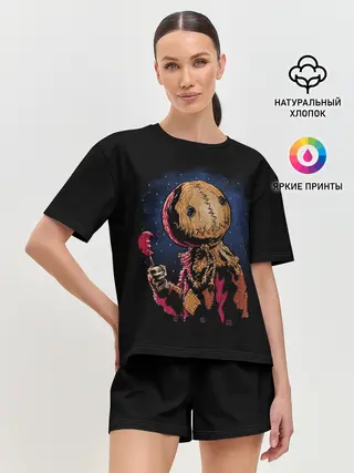 Женская пижама с шортами / Живое Чучело