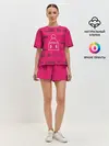 Женская пижама с шортами / Игры на стене