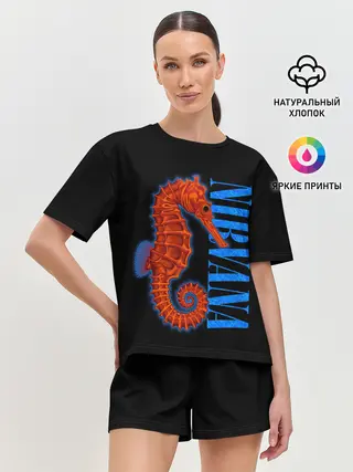 Женская пижама с шортами / NIRVANA SEAHORSE
