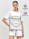 Женская пижама с шортами / Angel of dead