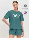 Женская пижама с шортами / Игрок в кальмара 067.