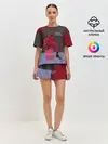 Женская пижама с шортами / КВАДРАТ НА ОТДЫХЕ | ИГРА В КАЛЬМАРА