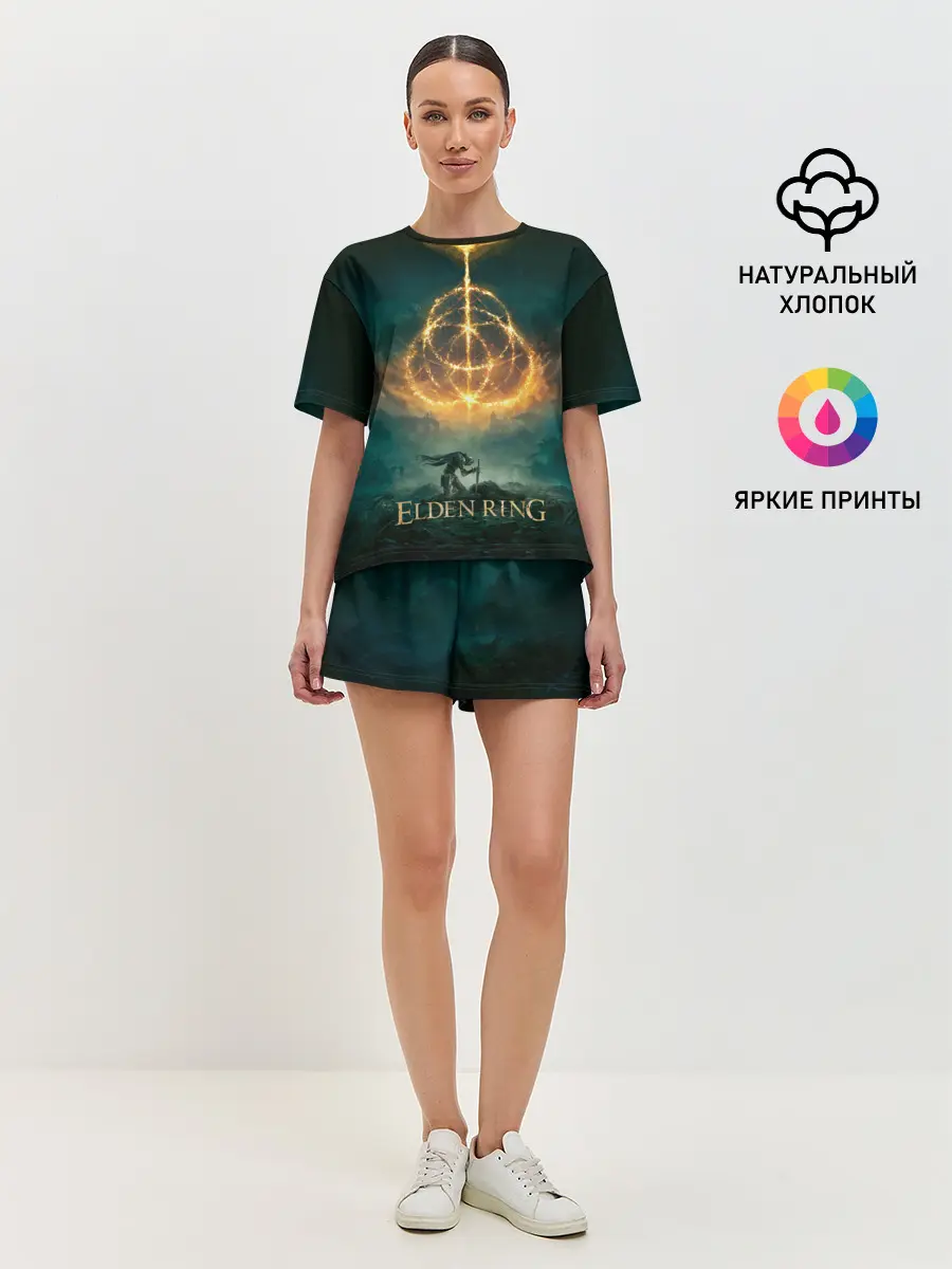 Женская пижама с шортами / Elden Ring Game Art