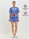 Женская пижама с шортами / Санта Клаус лох