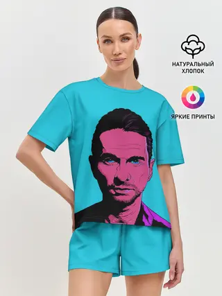 Женская пижама с шортами / Дэйв Гаан арт