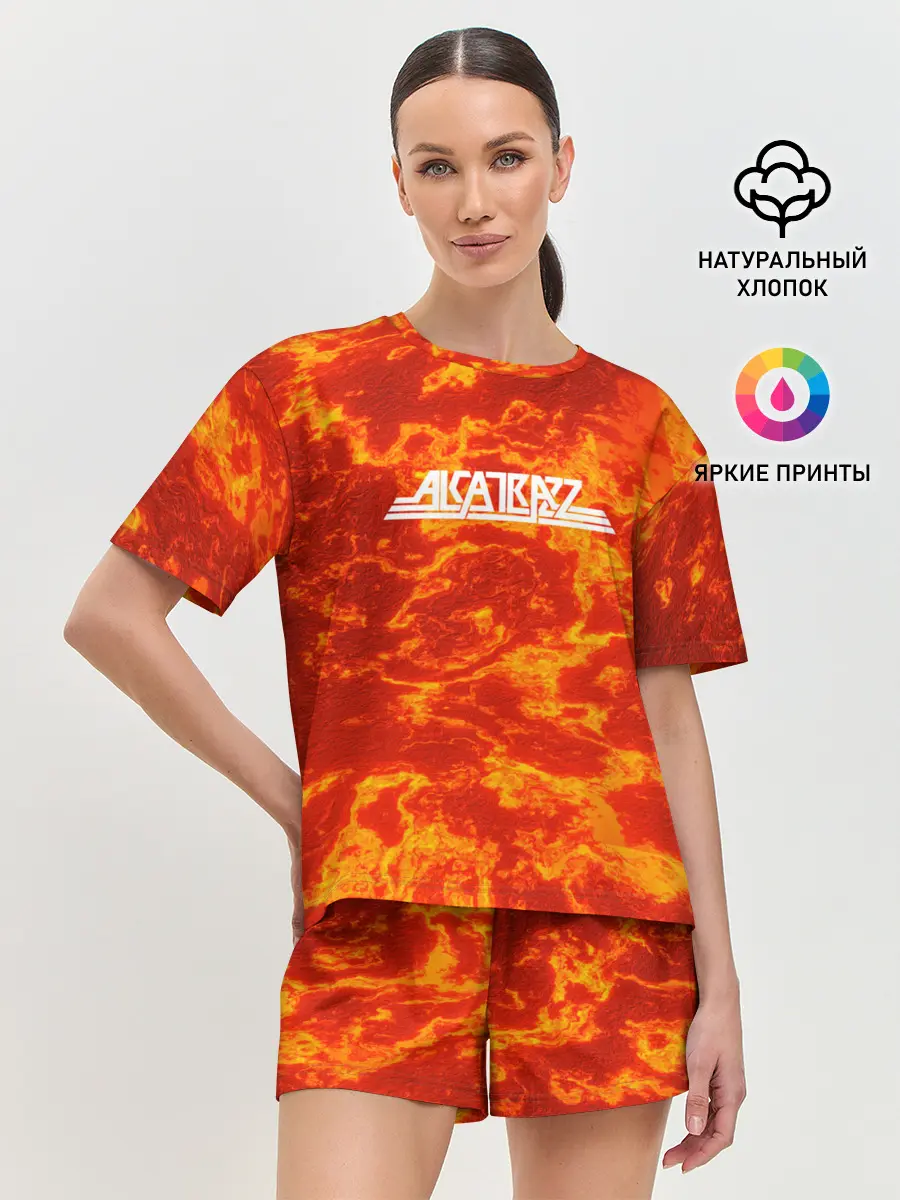 Женская пижама с шортами / ALKATRAZZ