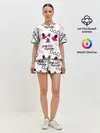 Женская пижама с шортами / игра в кальмара злодеи