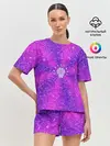 Женская пижама с шортами / Лампочка на фоне АПВ 12.2.7.7