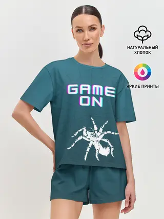 Женская пижама с шортами / Игра продолжается