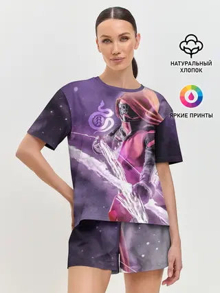 Женская пижама с шортами / DESTINY 2 HUNTER LOGO